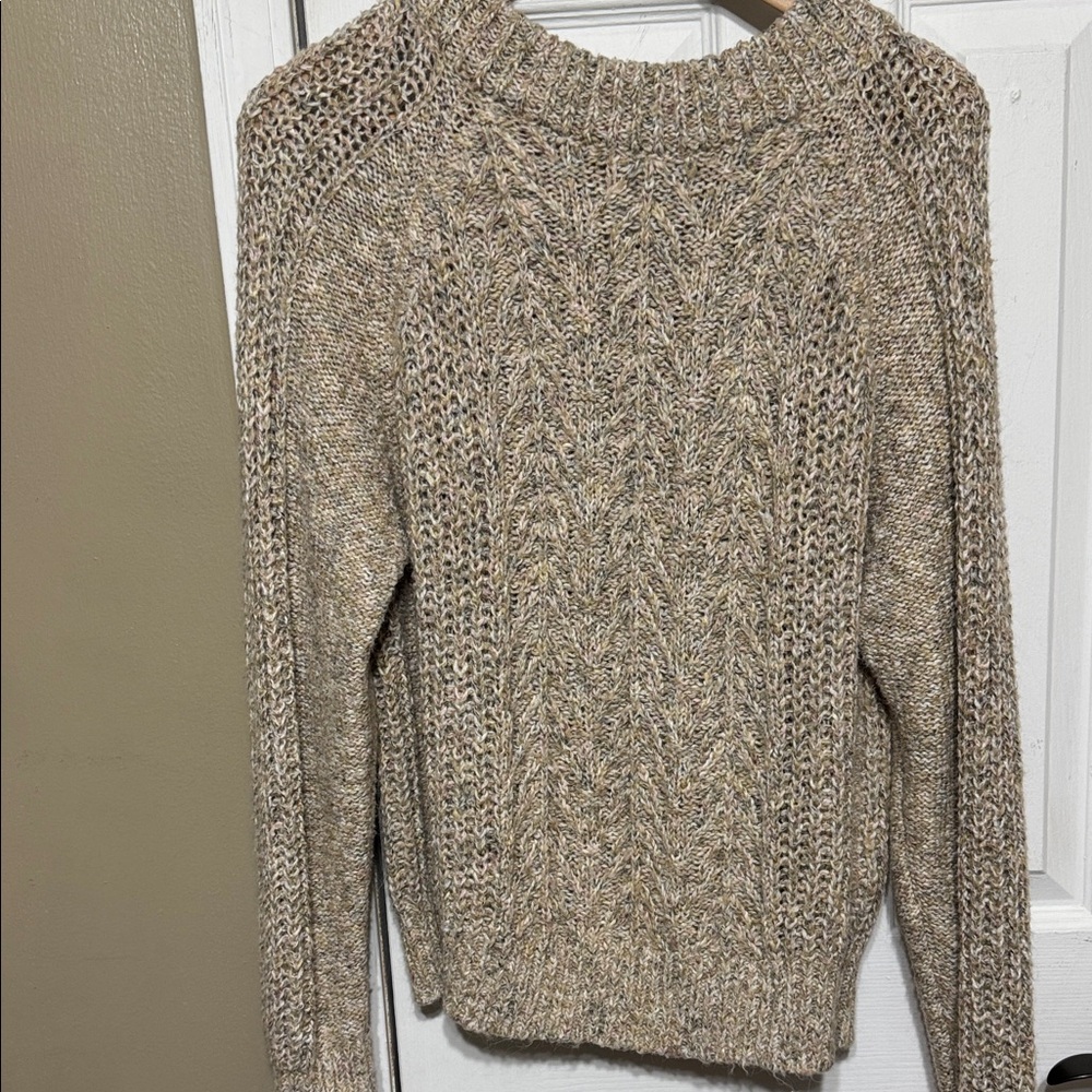 Lucky Brand Cozy Cotton Blend Sweater Size Large